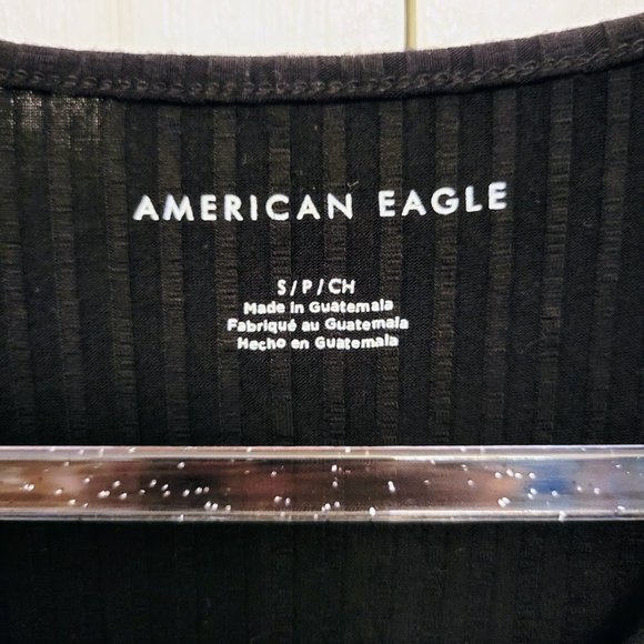 American Eagle Black Top Size Small - Picture 4 of 5